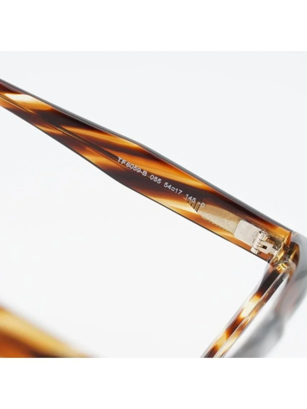 Tom Ford FT6059-B 055 Eyeglasses Coloured Havana 54mm Square Frame